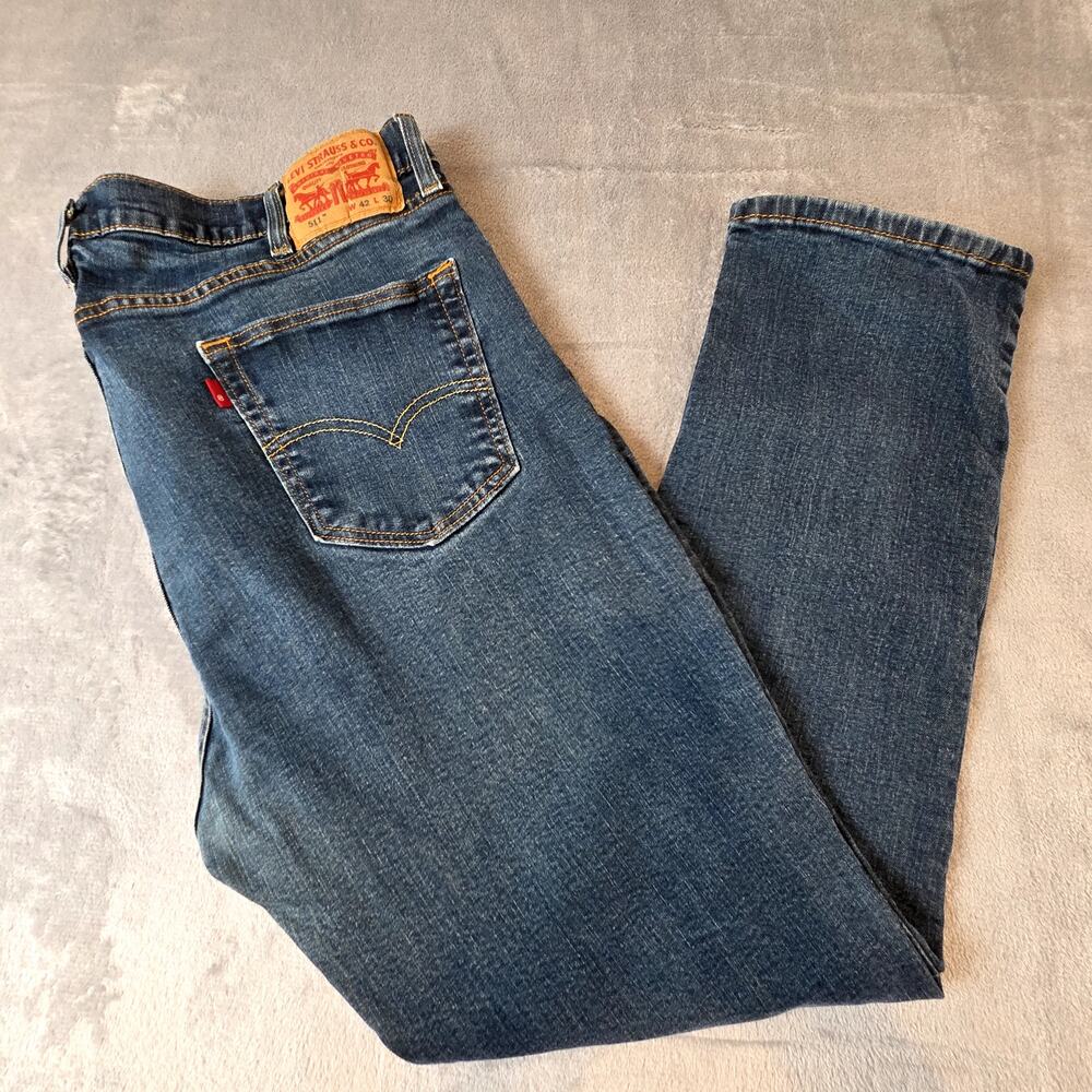 Levis Mens 511 size 42x30 Blank tag